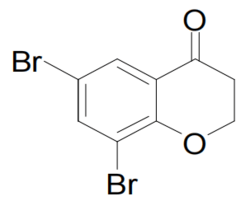6,8-二溴-2,3-二氢溴屈-4-酮