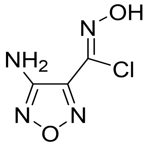 4-氨基-N'-羟基-1,2,5-噁二唑-3-碳酰亚胺基氯