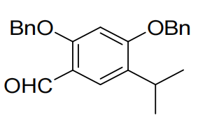 2,4-二(卞氧基)-5-异丙基苯甲醛