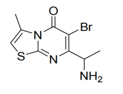 7-(1-氨乙基)-6-溴-3-甲基-5H-噻唑[3,2-a]嘧啶-5-酮