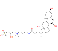3-[(3-胆固醇氨丙基)二甲基氨基]-2-羟基-1-丙磺酸,CHAPSO,cas:82473-24-3