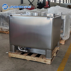 1000L不銹鋼化學(xué)酸儲罐IBC罐中間散裝容器立方罐