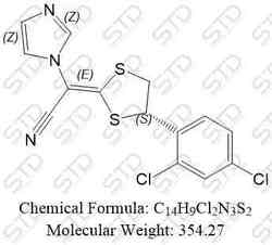 S卢立康唑E异构体（(S)-Luliconazole-E-Isomer）256424-63-2 现货