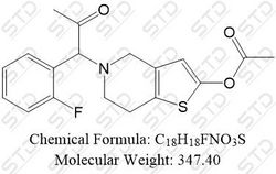 Descyclopropyl-2-oxopropyl Prasugrel（普拉格雷）1443034-67-0 现货