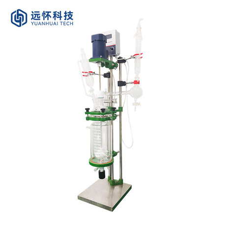 高质量小型玻璃夹套反应釜JGR-2