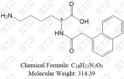 N-（2-（1-萘基）乙?；?L-賴氨酸（NAL） STD-625153Y