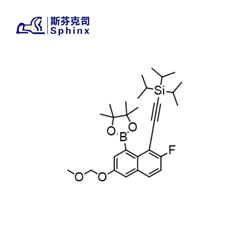 1,3,2-Dioxaborolane, 2-[7-fluoro-3-(methoxymethoxy)-8-[2-[tris(1-methylethyl)silyl]ethynyl]-1-naphth