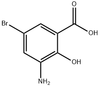 3-氨基-5-溴-2-羟基苯甲酸