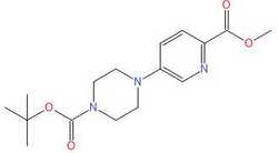 1-Piperazinecarboxylic acid, 4-[6-(methoxycarbonyl)-3-pyridinyl]-, 1,1-dimethylethyl ester