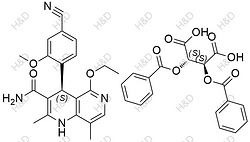 非奈利酮(D-二苯甲酰酒石酸盐)