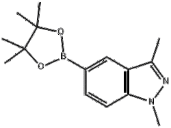 1,3-二甲基-5-(4,4,5,5-四甲基-1,3,2-二氧硼杂环戊烷-2-基)-1H-吲唑
