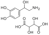 重酒石酸去甲肾上腺素,	L-4-(2-Amino-1-hydroxyethyl)-1,2-benzenediol bitartrate,69815-49-2