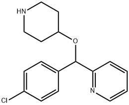 2-[(4-氯苯基)(4-哌啶基氧基)甲基]吡啶