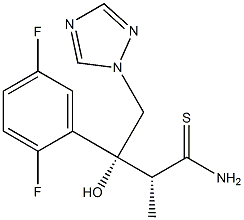 (2R,3R)-3-(2,5-二氟苯基)-3-羥基-2-甲基-4-(1H-(1,2,4)-三氮唑-1-基)硫代丁酰胺硫酸鹽一水合物