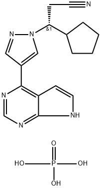 磷酸芦可替尼，Ruxolitinib phosphate,1092939-17-7