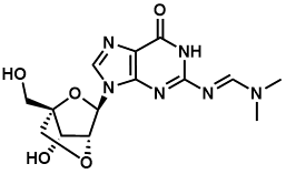 N-二甲氨基亚甲基-2'-O,4'-C-甲桥-β-D-鸟苷