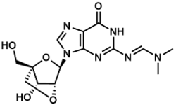 N-二甲氨基亚甲基-2'-O,4'-C-甲桥-β-D-鸟苷