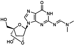 N-二甲氨基亚甲基-2'-O,4'-C-甲桥-β-D-鸟苷