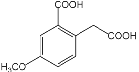 2-羧甲基-5-甲氧基苯甲酸