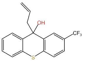 2-三氟甲基-9-烯丙基-9-噻噸醇