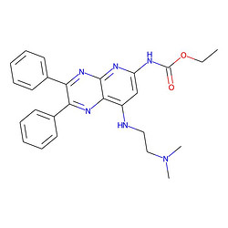 N-(8-[(2-(二甲基氨基)乙基)氨基]-2,3-二苯基吡啶并[2,3-b]吡嗪-6-基)氨基甲酸乙酯