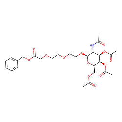 2-(2-(2-{[(2R,3R,4R,5R,6R)-4,5-雙(乙酰氧基)-6-[(乙酰氧基)甲基]-3-乙酰氨基氧雜環(huán)戊烷-2-基]氧基}乙氧基)乙氧基)乙酸芐酯