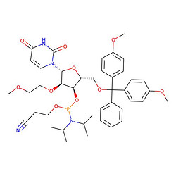 3-[(2R,3R,4R,5R)-2-(雙(4-甲氧基苯基)(苯基)甲氧基)甲基]-5-(2,4-二氧代-1,2,3,4-四氫嘧啶-1-基)-4-(2-甲氧基乙氧基)氧雜環(huán)己烷-3-基]氧基}(雙(丙基-2-基)氨基)磷?；?氧基]丙腈