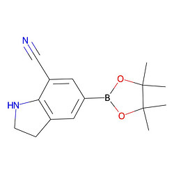 5-(四甲基-1,3,2-二氧硼雜環(huán)戊烷-2-基)-2,3-二氫-1H-吲哚-7-甲腈