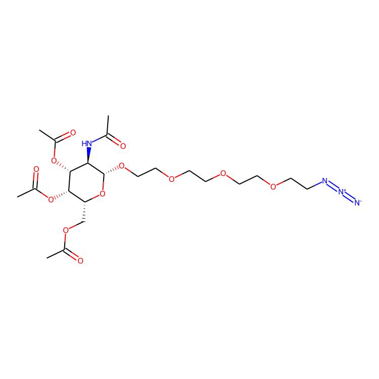 [(2R,3R,4R,5R,6R)-3,4-雙(乙酰氧基)-6-(2-(2-(2-(2-疊氮基乙氧基)乙氧基)乙氧基)乙氧基)-5-乙酰氨基氧雜環(huán)氧雜環(huán)戊烷-2-基]甲基乙酸酯