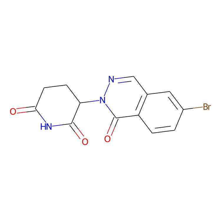 3-(6-溴-1-氧代鄰苯二甲嗪-2(1H)-基)哌啶-2,6-二酮