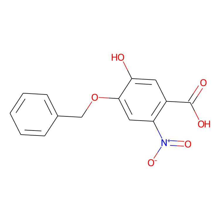 4-苄氧基-5-羟基-2-硝基苯甲酸