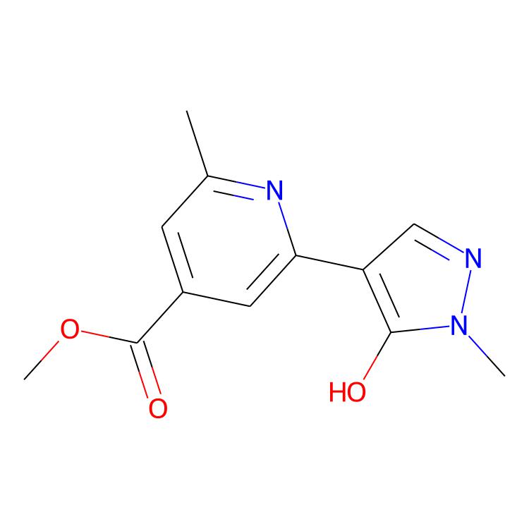 2-(5-羥基-1-甲基吡唑-4-基)-6-甲基吡啶-4-羧酸甲酯