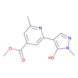 2-(5-羥基-1-甲基吡唑-4-基)-6-甲基吡啶-4-羧酸甲酯