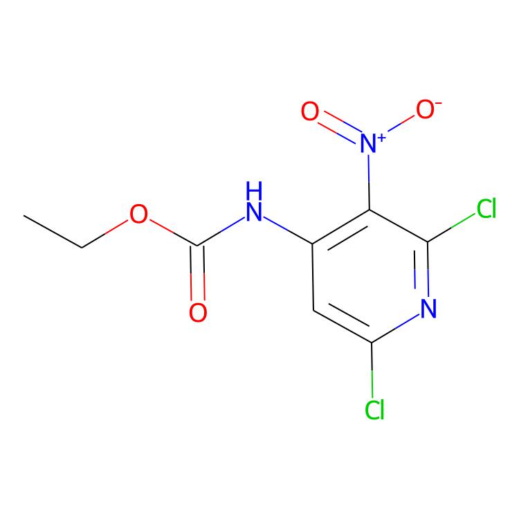 N-(2,6-二氯-3-硝基吡啶-4-基)氨基甲酸乙酯