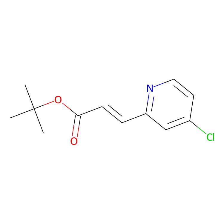 (E)-3-(4-氯吡啶-2-基)丙烯酸叔丁酯