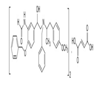 4-芐氧基-3-甲酰氨基-α-[ N-芐基- N-（1-甲基-2-對(duì)甲氧基苯基乙基）氨基甲基]芐醇富馬酸鹽