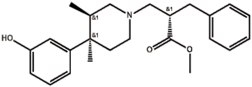 (alphaS,3R,4R)-4-(3-Hydroxyphenyl)-3,4-dimethyl-alpha-(phenylmethyl)-1-piperidinepropanoic acid methyl ester