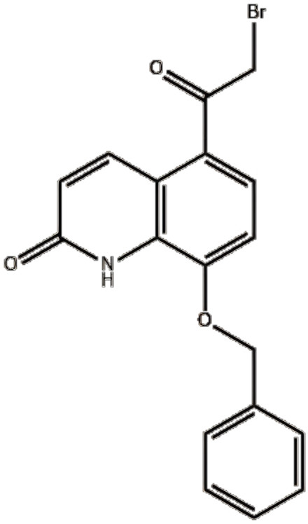 8-benzyloxy-5-(2-bromoacetyl)-2-(1H)-quinolinone)