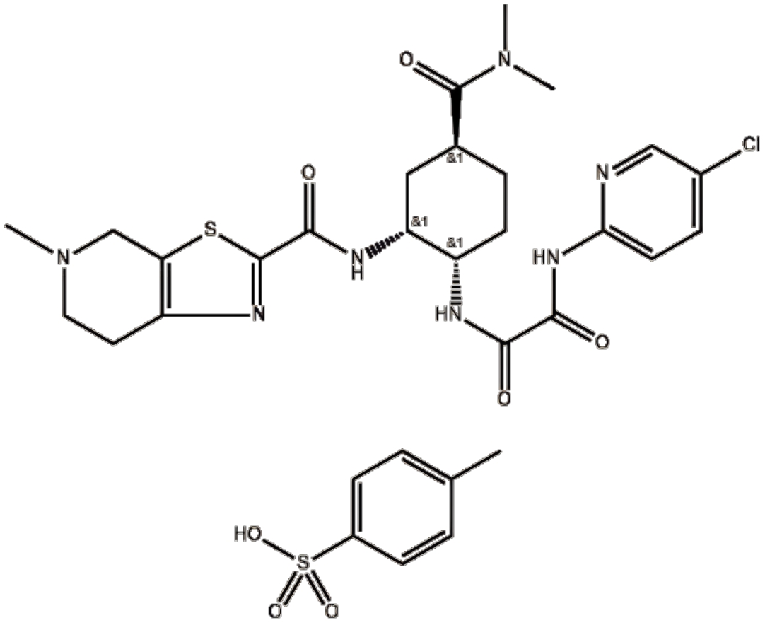 依度沙班對甲苯磺酸鹽