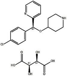 2-[(S)-(4-chlorophenyl) (4-piperidinyloxy)methyl]-pyridine