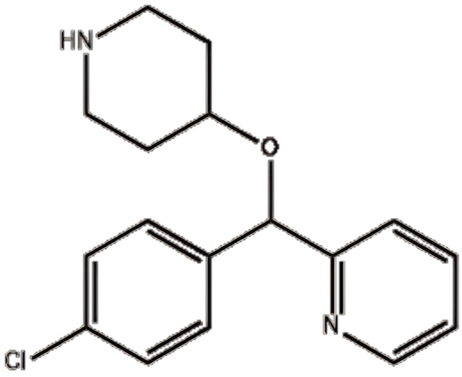 2-[(4-Chlorophenyl) (4-piperidinyloxy)methyl]-pyridine