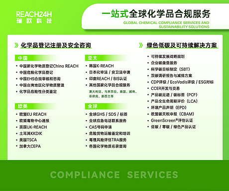 一站式全球化学品合规服务