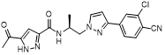 (S)-5-乙酰-N-(1-(3-(3-氯-4-氰基苯基)-1H-吡唑-1-基)丙-2-基)-1H-吡唑-3-甲酰胺