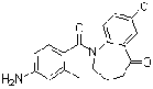 1-(4-氨基-2-甲基苯甲?；?-7-氯-1,2,3,4-四氫-5H-1-苯并氮雜卓-5-酮