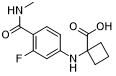1-((3-氟-4-(甲基氨基甲?；?苯基)氨基)環(huán)丁烷羧酸