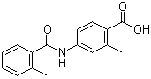 2-甲基-4-(2-甲基苯甲酰氨基)苯甲酸