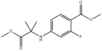 2-氟-4-[(1-甲氧基-2-甲基-1-氧代-2-丙基)氨基]苯甲酸甲酯