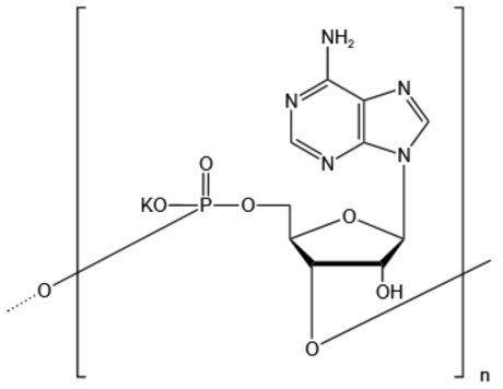 聚腺苷酸钾盐