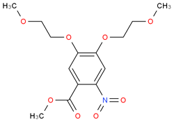 4,5-二(2-甲氧基乙氧基)-2-硝基 苯甲酸甲酯