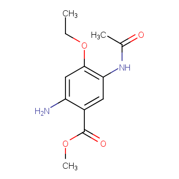 5-乙酰氨基-2-氨基-4-乙氧基苯 甲酸甲酯